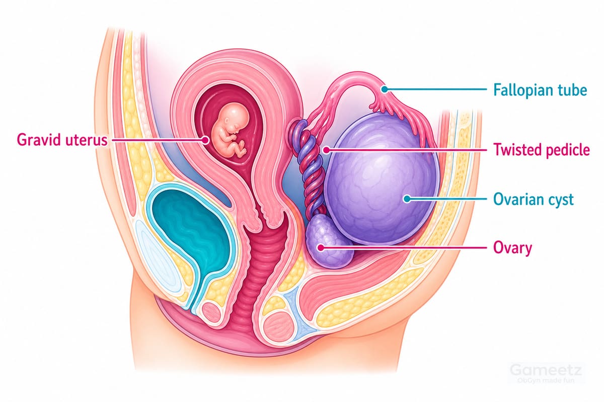 Adnexal torsion in early pregnancy