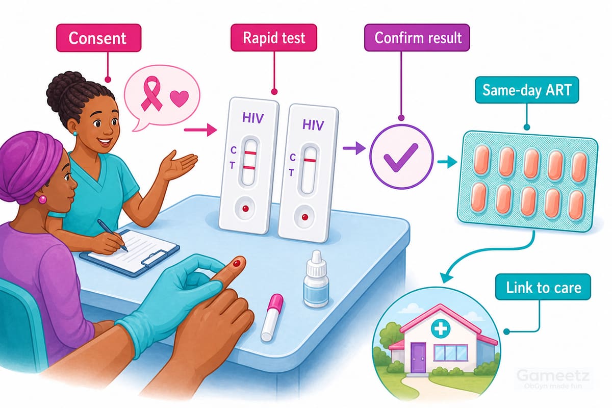 HIV testing and counselling flow