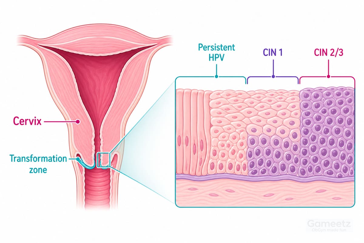 Cervical disease in HIV