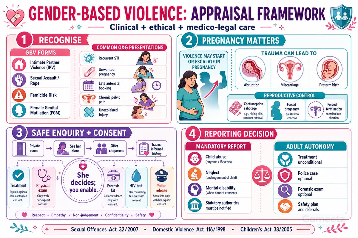 GBV appraisal framework infographic