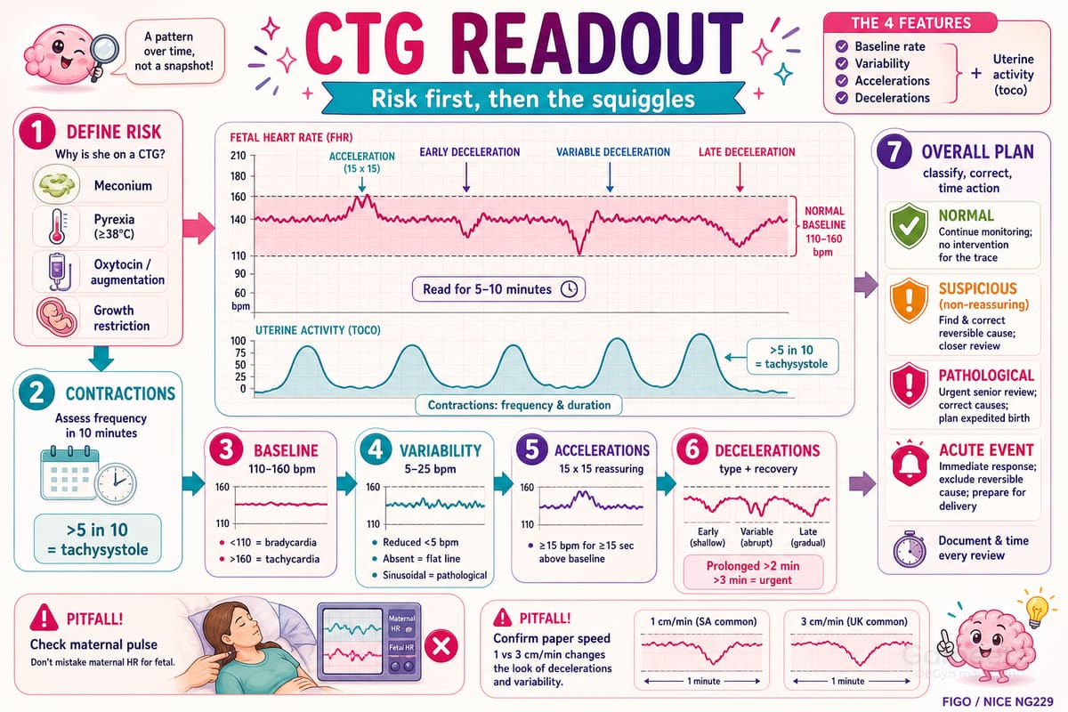 CTG readout infographic