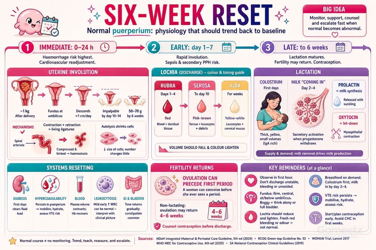 Six-week reset infographic
