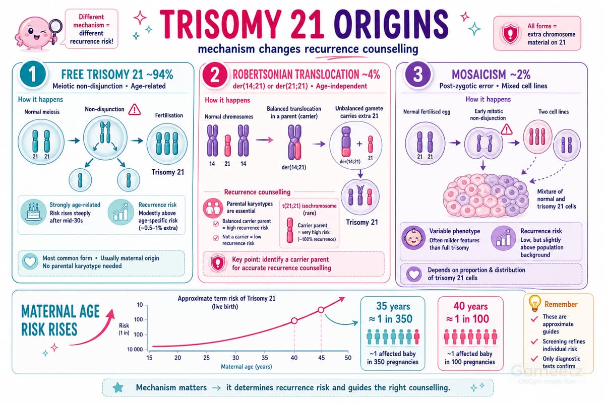 Trisomy 21 origins
