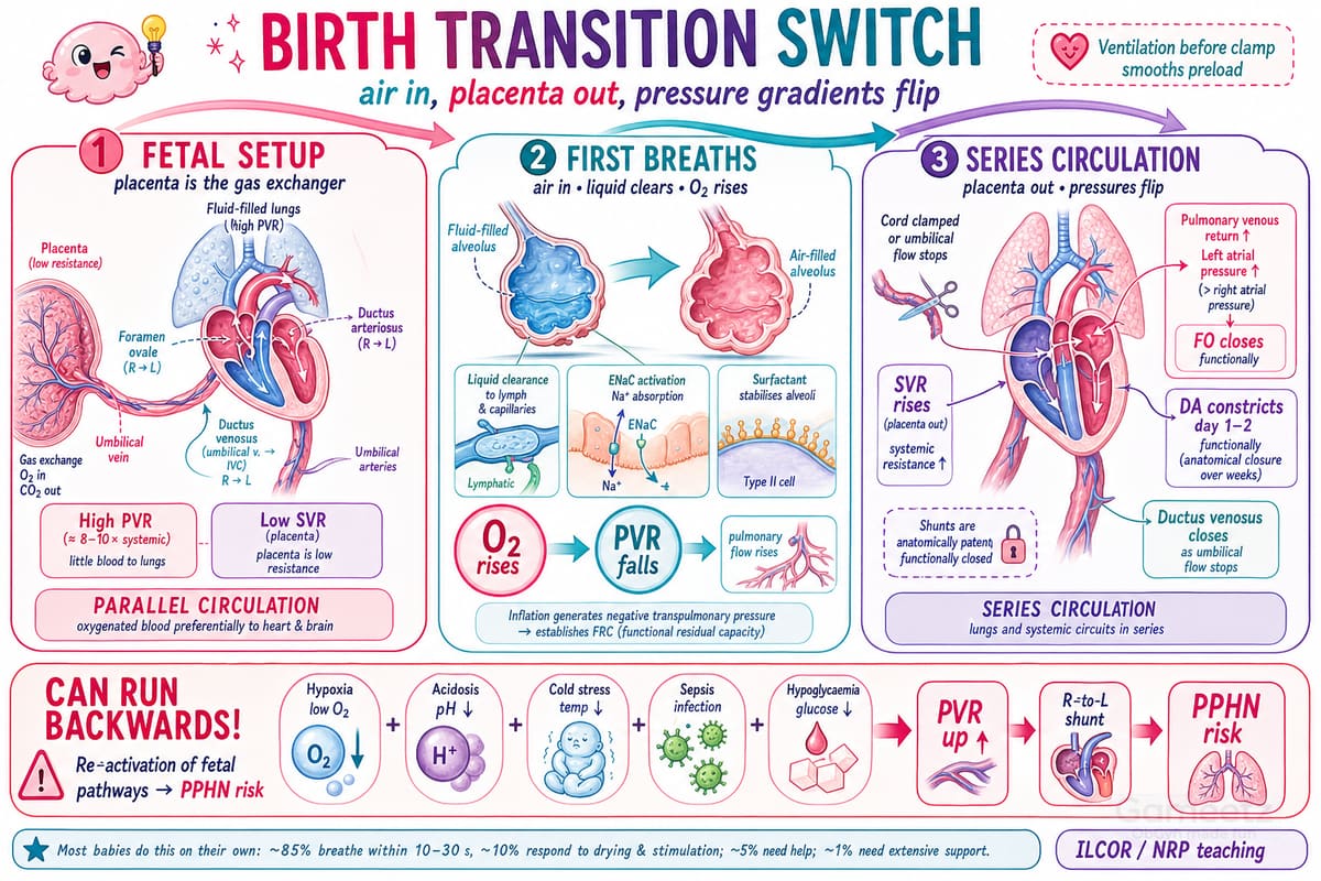 Birth transition switch infographic